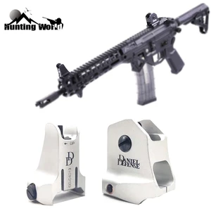 Тактический ДД фиксированный передний задний Железный сихт набор быстрого резервного винтовка Железный прицел для охоты страйкбол ар15 прицел