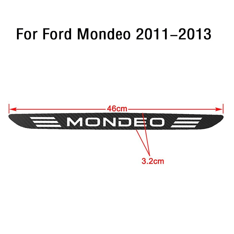 Автомобильный Стайлинг 3D эмблемы из углеродного волокна наклейки для Ford Mondeo MK4 2007