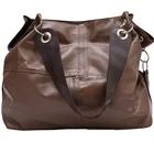 Сумка женская винтажная из мягкой искусственной кожи, повседневный тоут, трендовая сумочка на ремне через плечо, 4 цвета