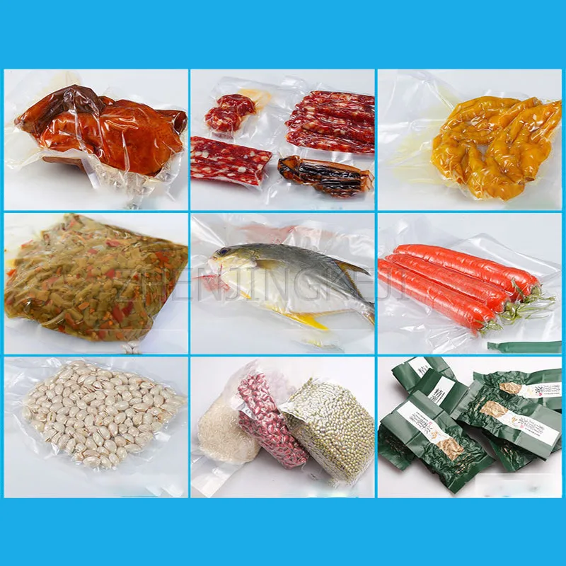 

Single Chamber Vacuum Packing Machine Food Tea Seafood Meat Keep Fresh Laminator 110V220V Electric Small Commercial Sealer