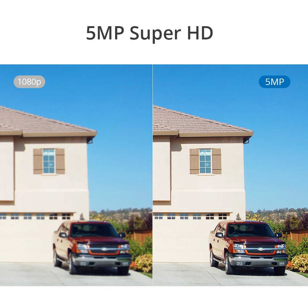 SANNCE 5MP супер HD камера безопасности 4X 8X 100ft ночное видение наружная