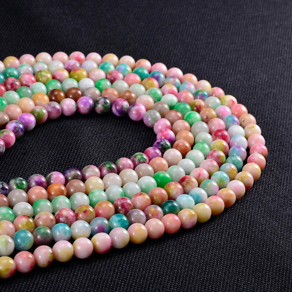 48 шт. бусины из натурального камня 8 мм | Украшения и аксессуары