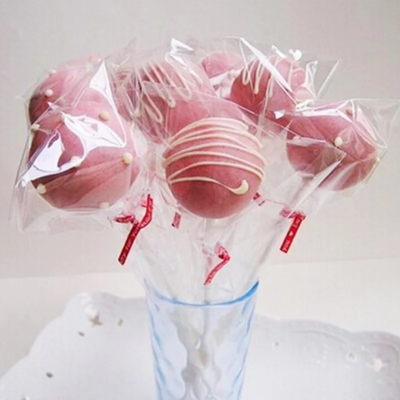 100 шт./компл. новинка Лидер продаж прозрачные целлофановые пакеты для пищевых