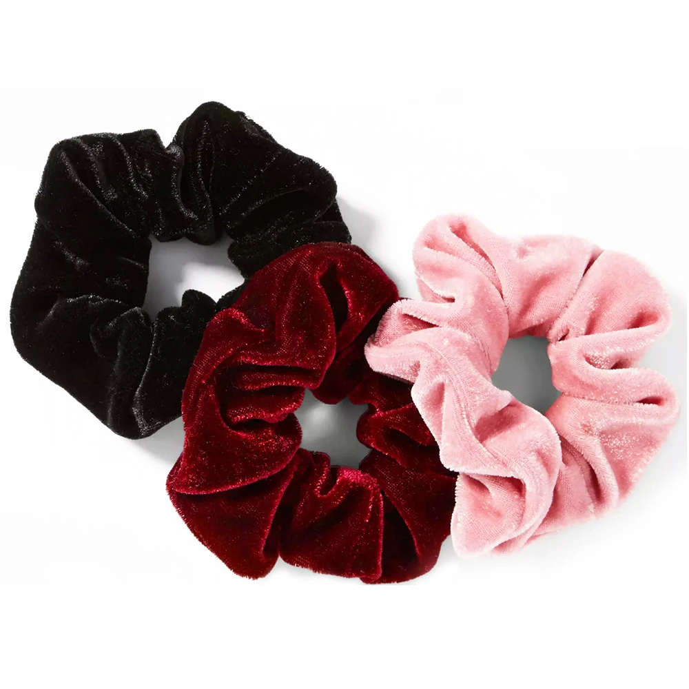 Женское однотонное бархатное резинка для волос резинки головные уборы девочки