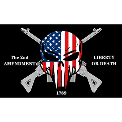 90x150cm the 2nd amendment liberty or death flag For Decoration | Flags