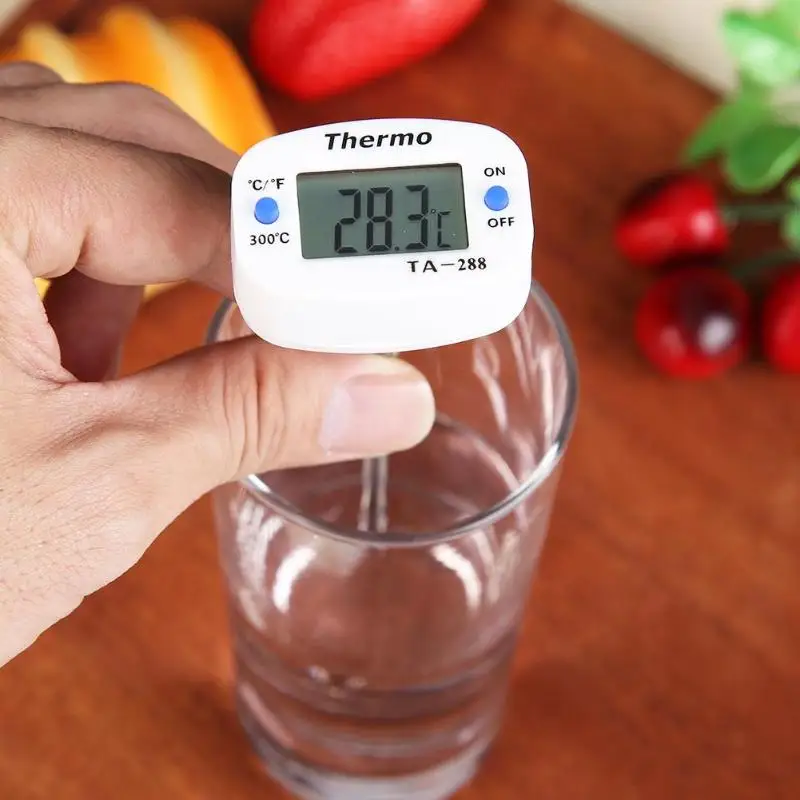 Цифровой пищевой термометр из нержавеющей стали барбекю мясо печь для шоколада