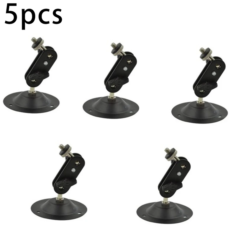 

5PCS Camera Wall Mount Bracket Black Speaker Brackets Projector Stand