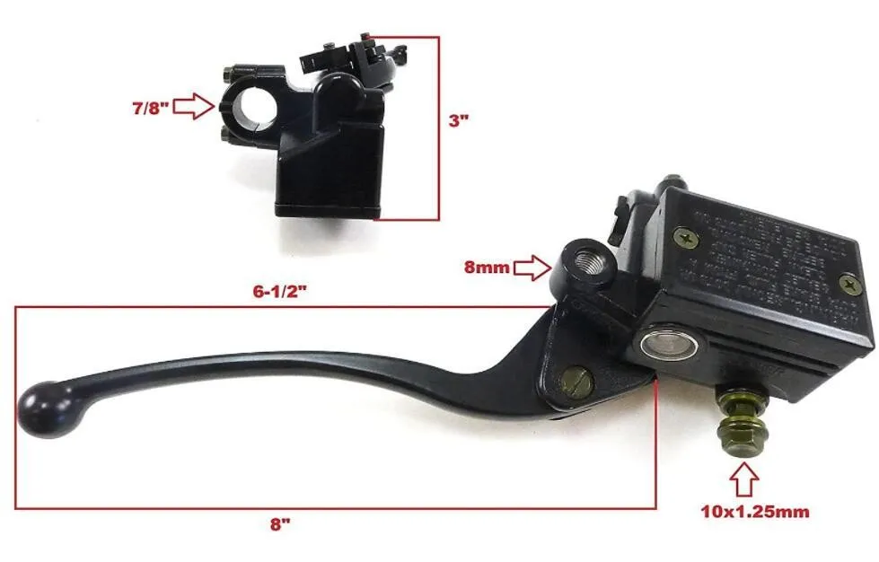 

For Honda Brake Cylinder Lever Motorcycle Replacement Universal Useful