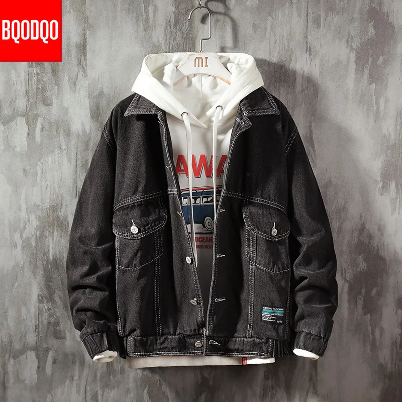 Мужская уличная куртка BQODQO модная удобная для игр осень 2019 | одежда