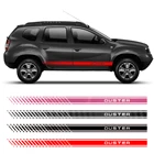 2 шт., наклейки на автомобильные двери для Dacia Renault Duster