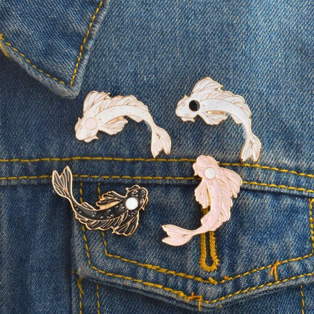 Милая эмалированная брошь джинсовый значок с отворотом семейные подарки для