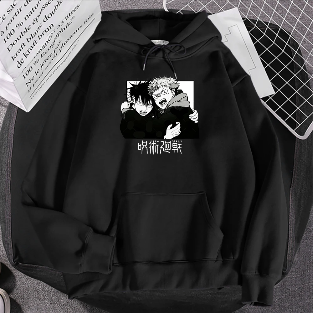 

Jujutsu Kaisen Anime Gojo Satoru Hoodies Female Fashion Casual Hoodie Crewneck Loose Clothing Autumn Fleece Sweatshirt Women's