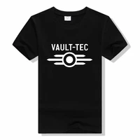 summer men vault tec logo gaming video game fallout 2 3 4 tees tops t shirts men classic casual cotton apparel t shirts