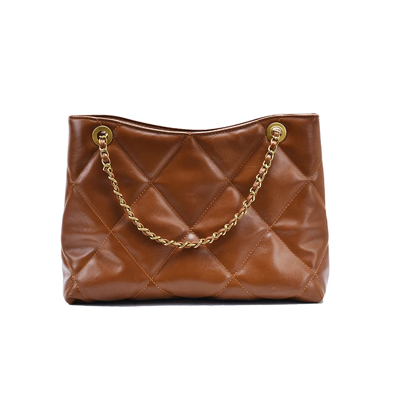 

Fashion Lingge Chains Crossbody Bags for Women Designer Shoulder Bag Luxury Pu Leather Messenger Bag Large Capacity Totes 2021