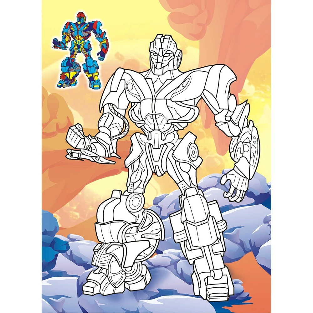 Раскраска &quotРоботы&quot | Канцтовары для офиса и дома