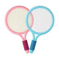 1set plastic children tennis badminton toys outdoor indoor sports leisure toys tennis rackets parent child toys kids gifts