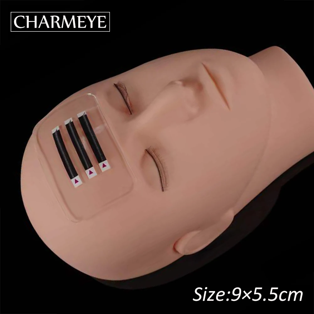 

CHARMEYE Eyelash Pad Forehead Sticker Silicone transparent Planting Extension Stand Pallet Pad Lash Tray Holder Tool Rectangle
