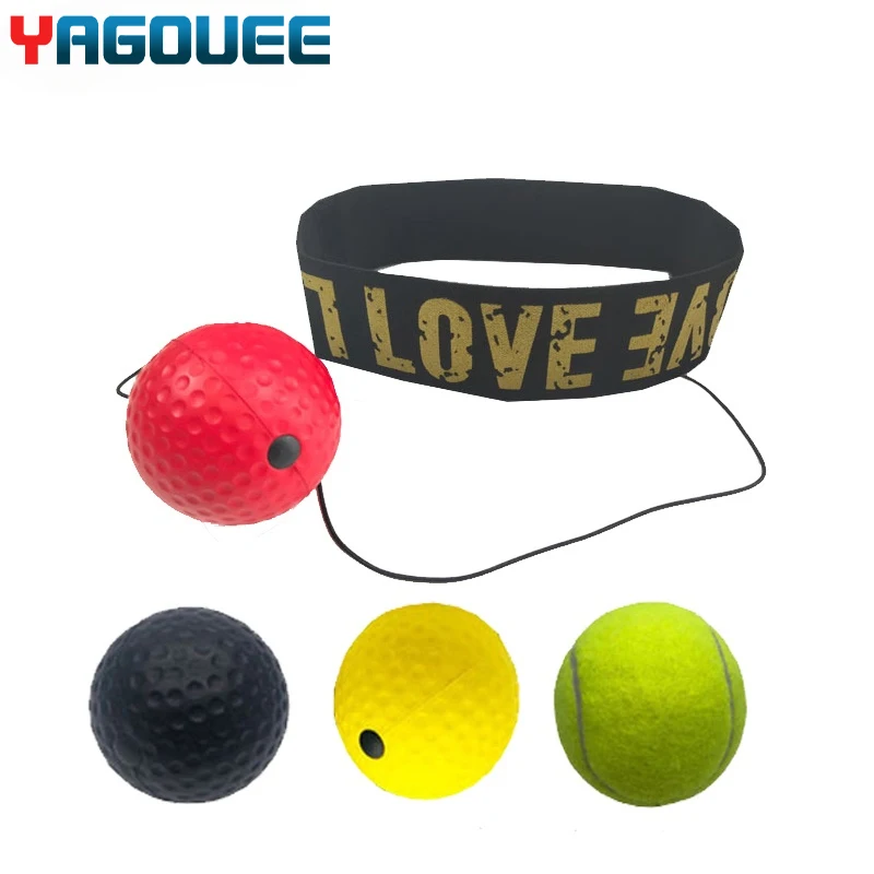 

Boxer Raising Reaction Force Hand Eye Boxing Reflex Speed Punch Ball Sanda Training Set Stress Gym Boxing Muay Punching Ball