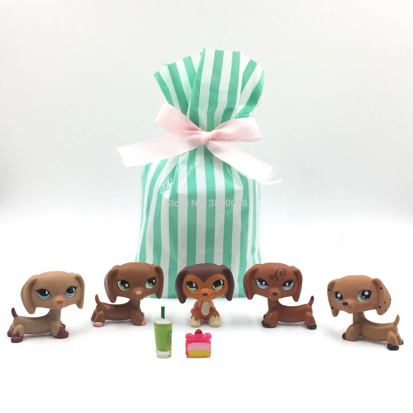 LPS CAT 5 шт./пакет реальный зоомагазин милые игрушки маленькая собака модель редкие