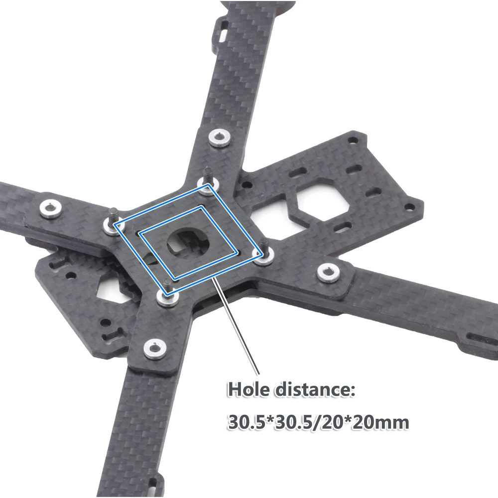 fpv рамка дрон из углеродного в