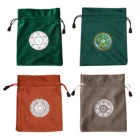 Бархатная сумка для хранения таротиков, мистическая сумка для карт с рунами, кубик для настольной игры