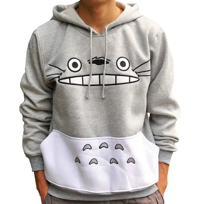 

Thicken New Fashion Men/women Cartoon Totoro Hoodie Unisex 3d Sweatshirt Harajuku Animal Patchwork 3d Pullover Hoodies Tops