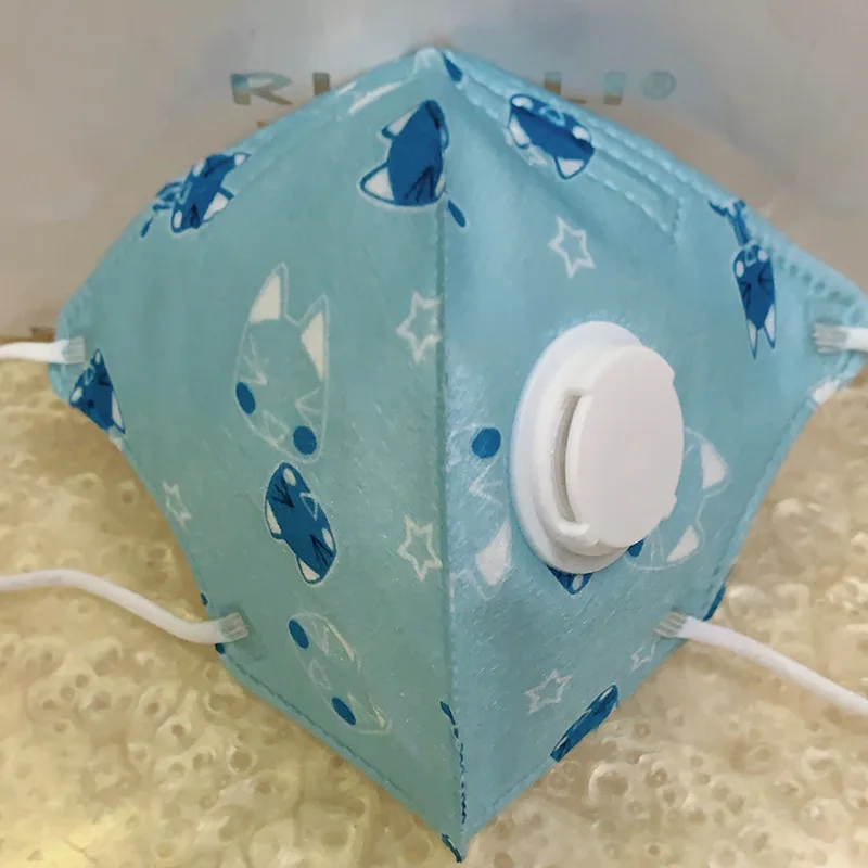 Хлопковая маска с мультяшными животными для детей от 3 до 12 лет милая детская рта