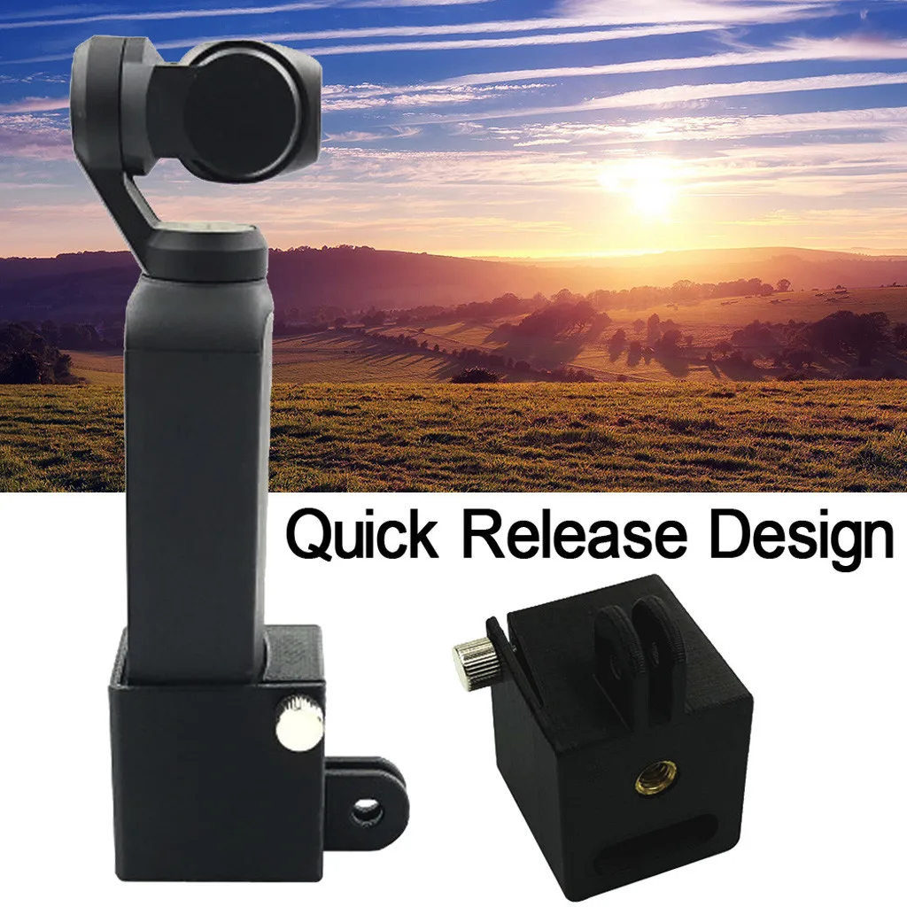 

New Tripod Holder Head Mount 1/4 Screw Adapter Camera Bracket For Dji Osmo Pocket Professionally Designed Drone Accessories