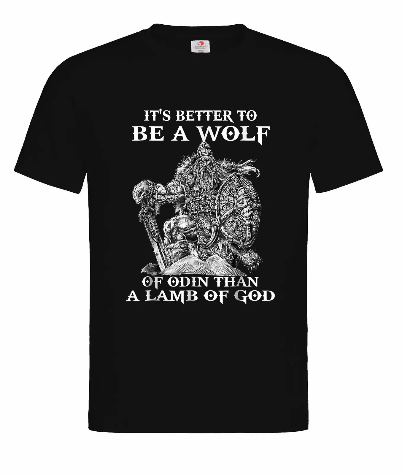 Это лучше чтобы быть волк Одина о том что Lamb of God. Викингов футболка Valhalla. Мужская