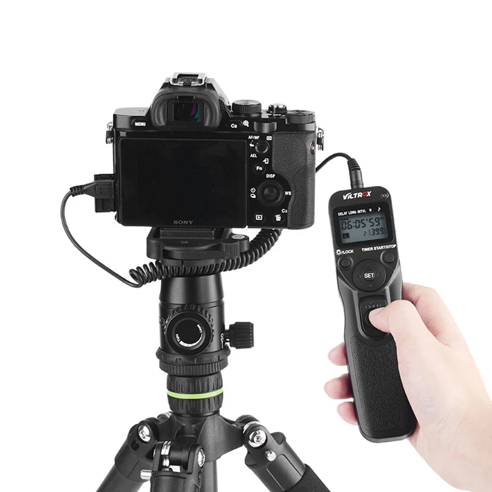 Viltrox MC C3 ЖК Таймер Пульт дистанционного управления спуском затвора кабель Шнур