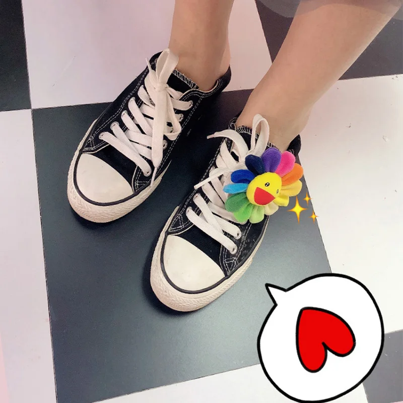 Модная красочная плюшевая брошь в виде подсолнуха Милая с улыбающимся лицом