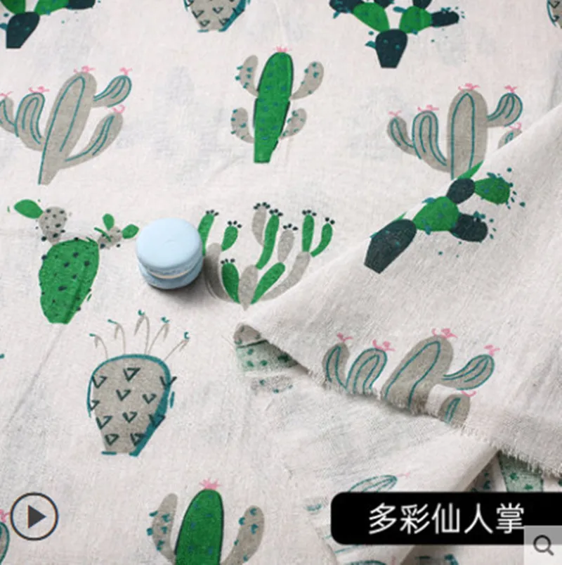 1 метр с цветочным принтом Детское платье в стиле пэчворк из хлопка и льна ткань