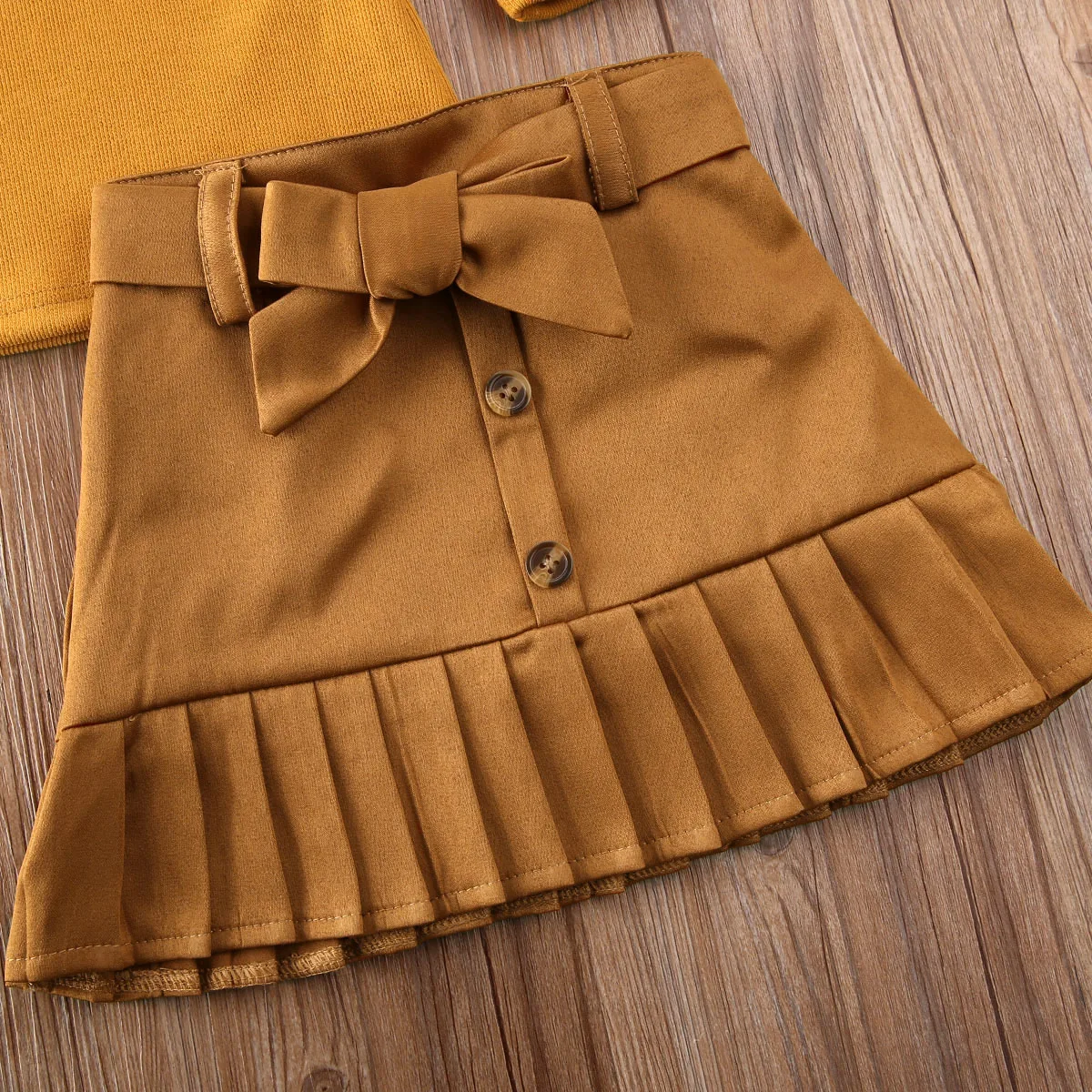 Комплекты детской одежды в английском стиле для маленьких девочек топы с буффами