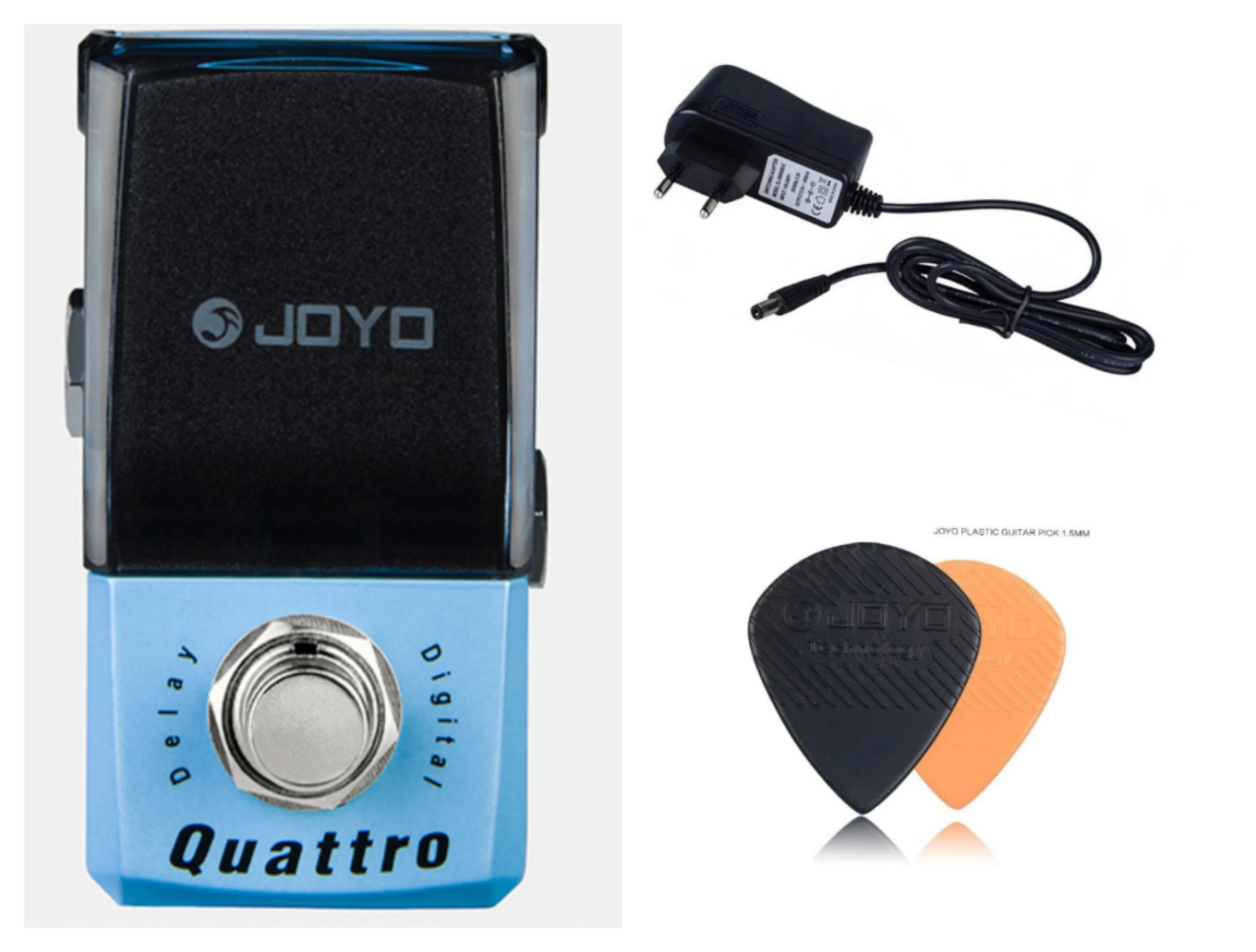 JOYO JF 318 Quattro цифровая педаль с задержкой гитарный эффект процессор копия