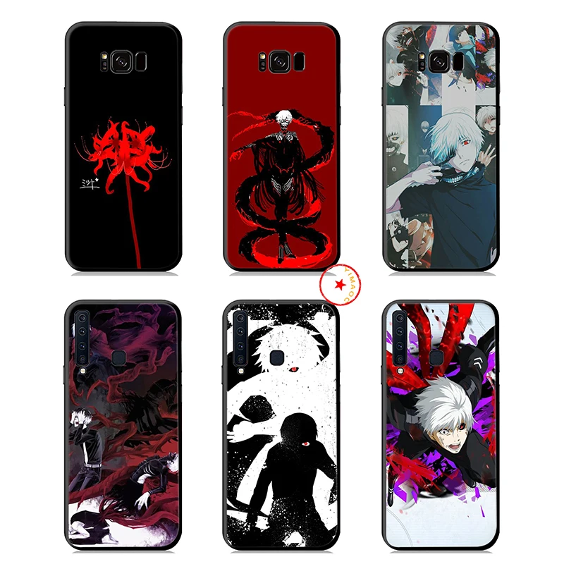 Одежда с надписью Tokyo Ghoul Мягкий силиконовый чехол для телефона samsung Galaxy A9 A8 A7 A6