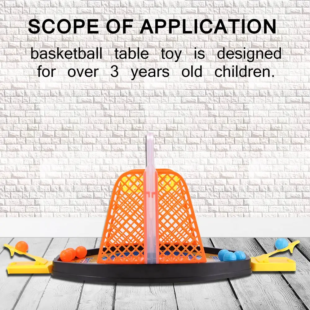 

Basketball Table Game Board Game Desktop Toy Basketball Finger Shooting Toy for Baby Kid Educational Game