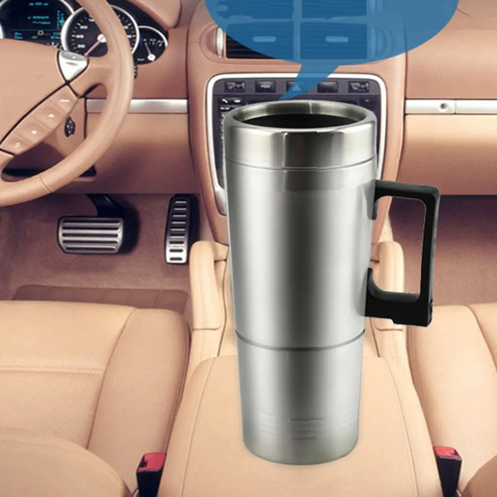 Электрический чайник 12 В термос из нержавеющей стали чашка с подогревом