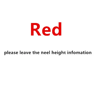 Red M shoes B est high heels top quality - Color: Red