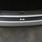 Для Audi A6 C6 4F C5 C7 4G C8 Автомобильная наклейка защита заднего бампера защитные наклейки водонепроницаемые спортивные аксессуары для тюнинга