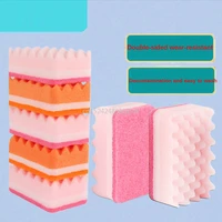 scouring pad kitchen sponge dish cloth sponge wipingcloth non stick oil decontamination strong non linting wear resistant sponge