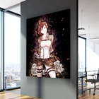 Настенная Картина на холсте, плакат с HD-печатью, аниме атака на Титанов, картины, современный стиль, домашний декор, модульная рамка для гостиной