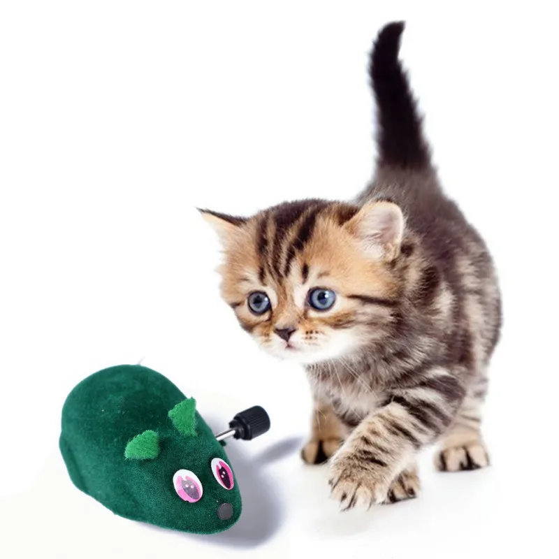 Домашняя кошка плюшевая игрушка "мышь" Кошка Беспроводная Механическая мышь движения забавная Интерактивная Беговая игрушка "мышь" для кошек котенок заводная игрушечная крыса
