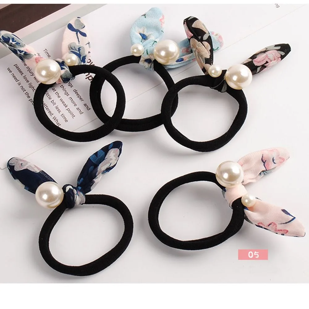 1 предмет Новинка С заячьими ушками Детская повязка для волос детей резинки на