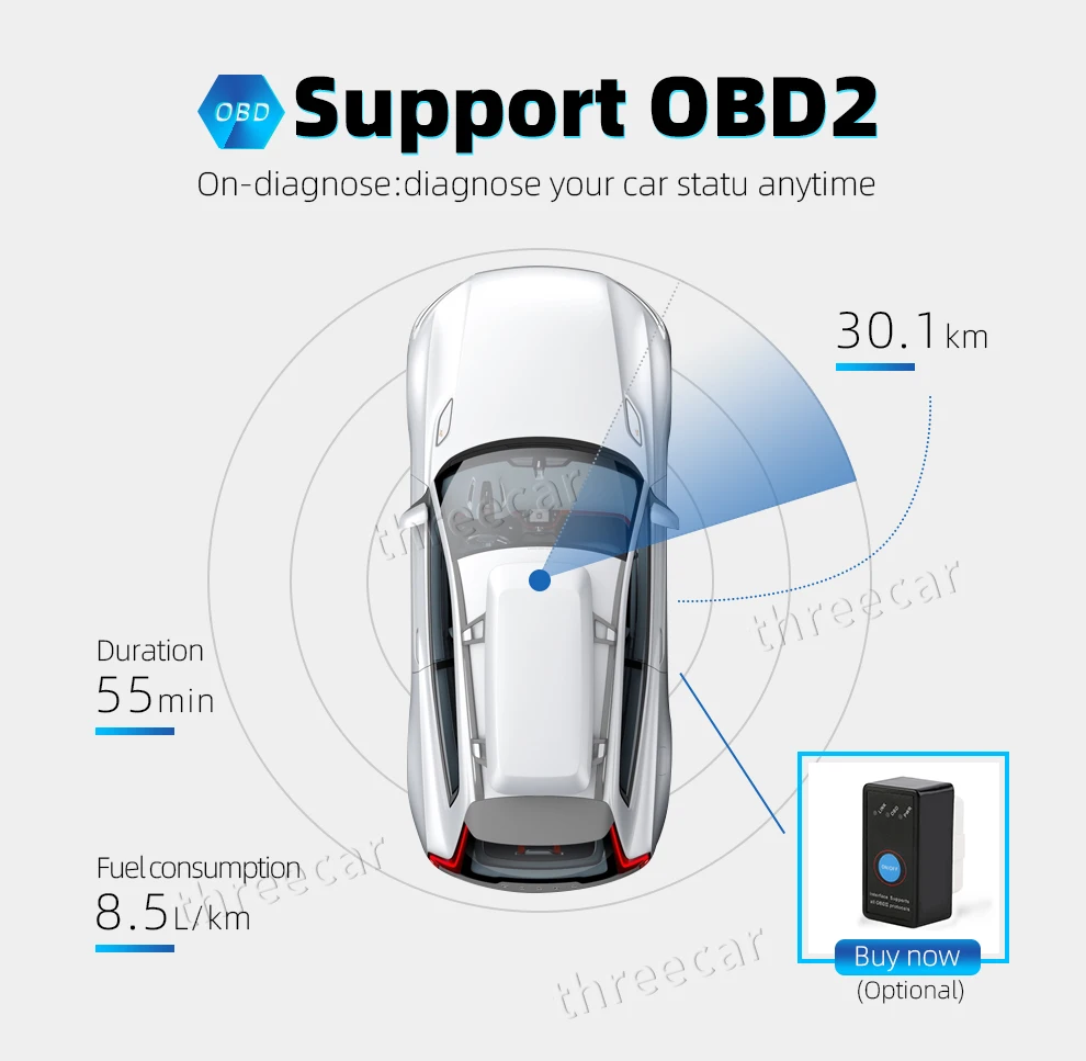 Автомагнитола 2 Din универсальная стерео система под управлением Android с GPS