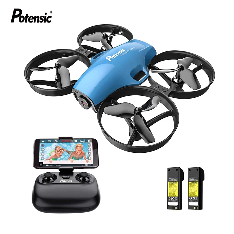 Potensic A30W маленький мини Дрон RC FPV Самолет с HD камерой Wifi селфи Квадрокоптер подарок