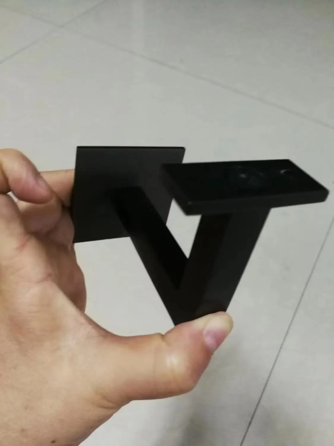 Бесплатная доставка черный цвет нержавеющая сталь настенный кронштейн