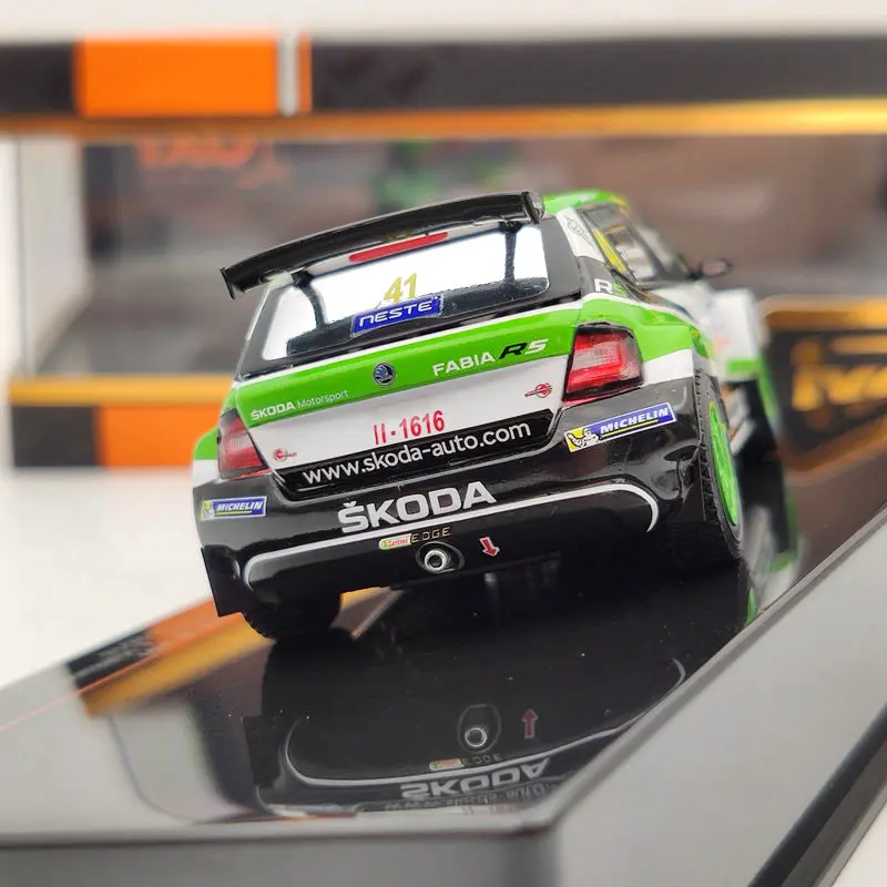 IXO 1:43 для Skoda Fabia R5 #41 Rally Finland 2018 RAC684 литая под давлением модель автомобиля
