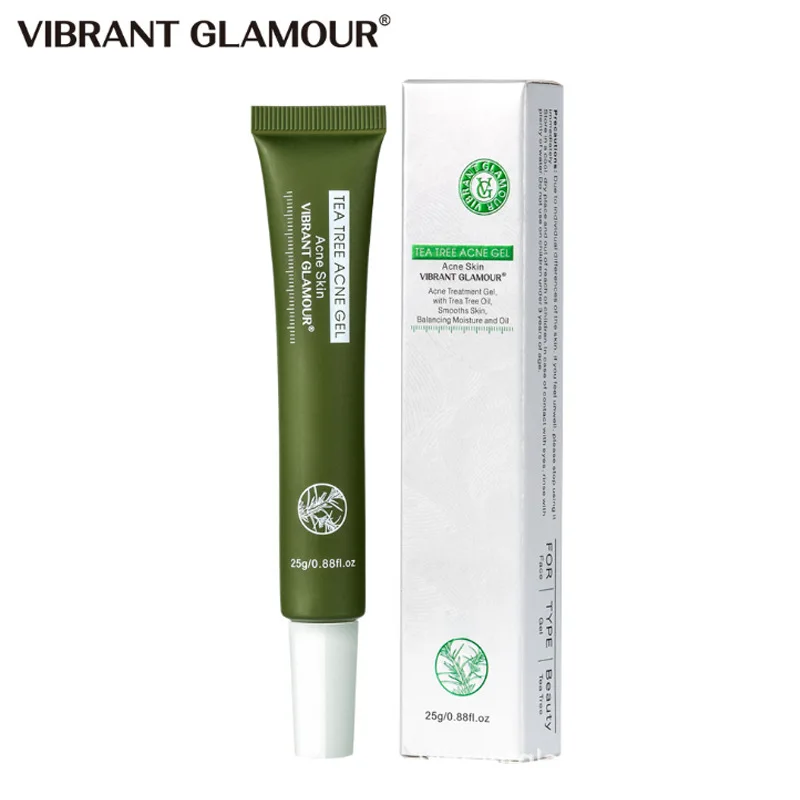 

Tea Tree Acne Removal Gel 25G Repair Redness and Swelling Smallpox Diluting Fast Repair Damaged Skin Delicate Skin Shrink Pores
