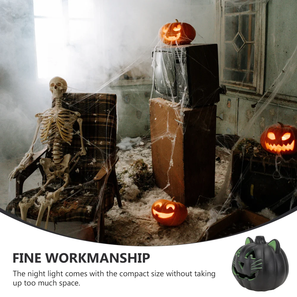 

1pc Funny Pumpkin Lamp Decor Night Light Pumpkin Lamp Desktop Decor