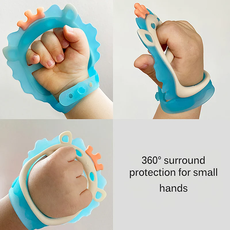 

Cute Animal Baby Teether Toy Silicone Chewable Teeth Toy Baby Teether Round Lion Reduce Hand Eating Habit Molar Rod For Children